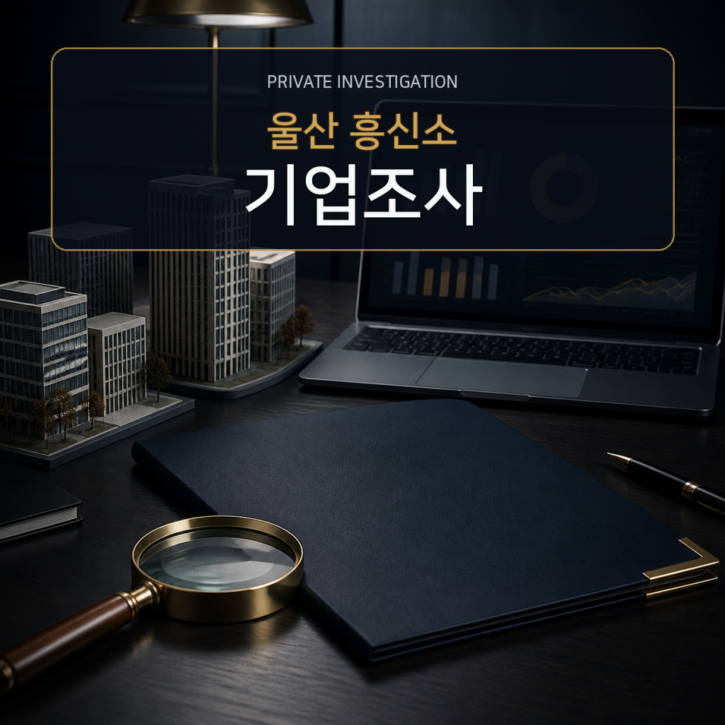 울산 기업·거래처 조사 전문 흥신소